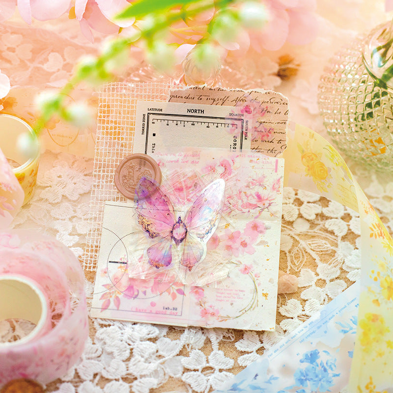 1 Roll Flower PET Tape HJXY