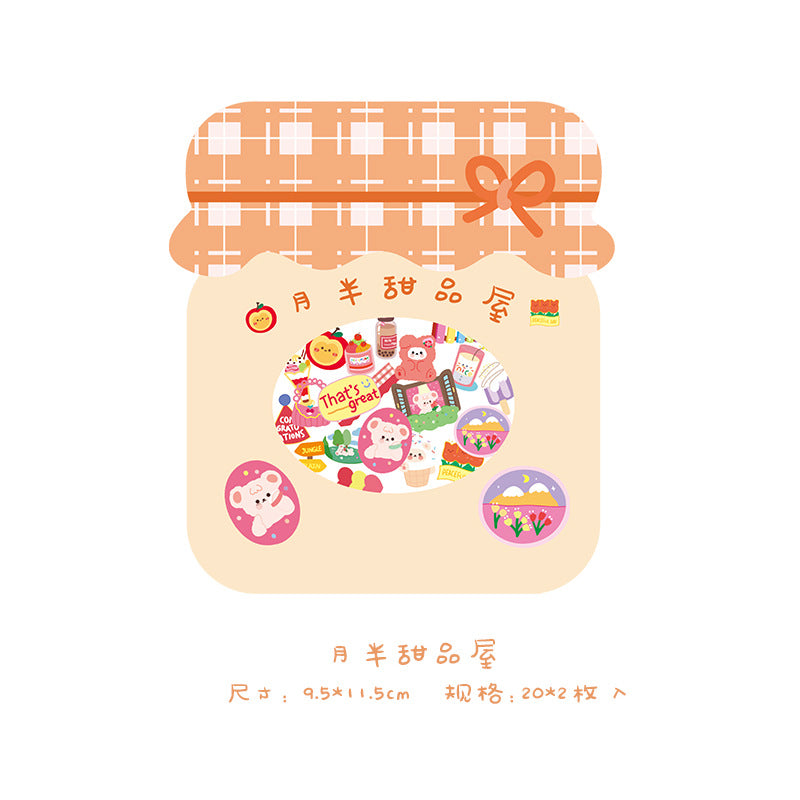 40pcs Cartoon PVC Stickers ZZTP