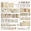 153pcs Junk Journal Supplies Kit with 80 Sheets Notebook YYQS