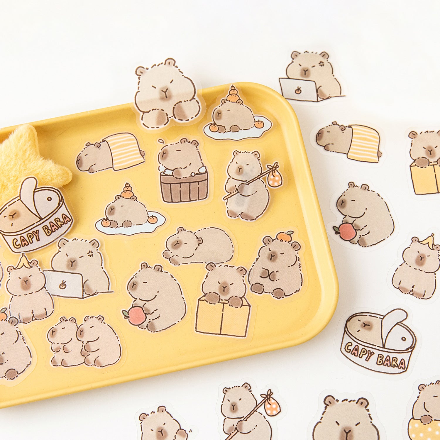 30 Pcs Cute Animal PET Stickers SYYNT