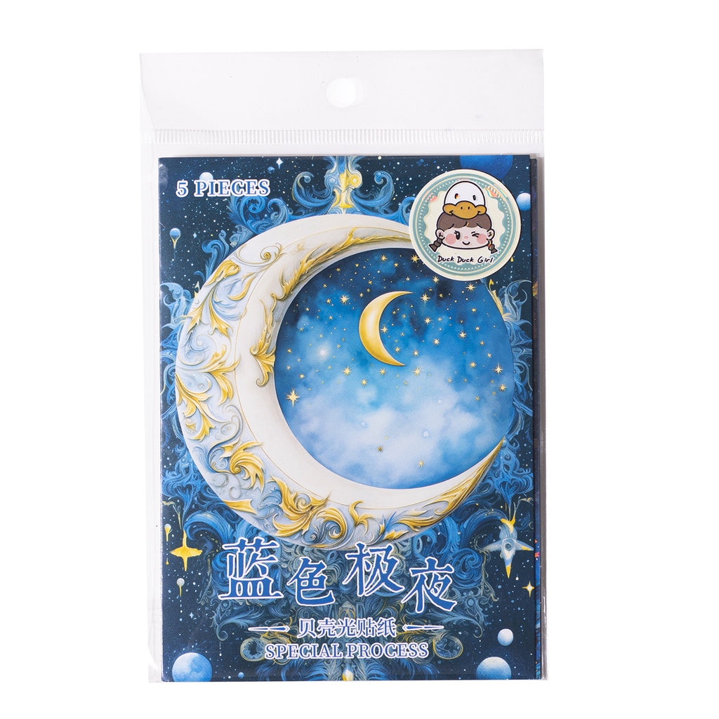 5 Pcs Washi Paper Stickers SMXJ