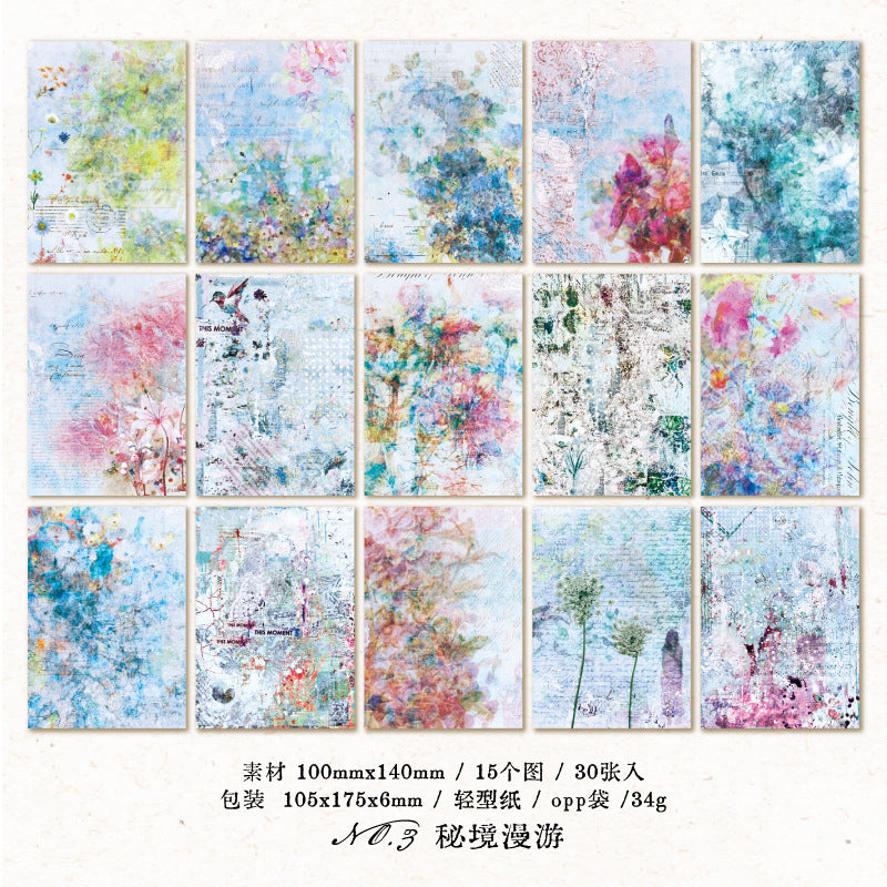15pcs Leaf Stickers CLSDSY