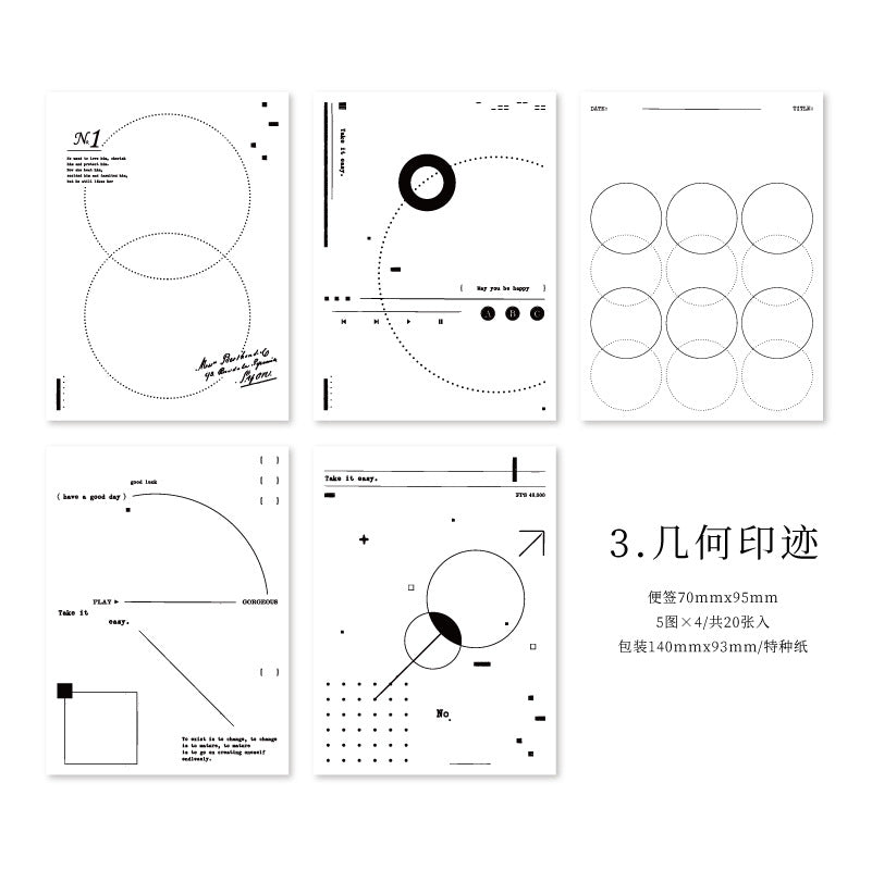 30 Pcs Junk Journal Notepad Paper YYXJ