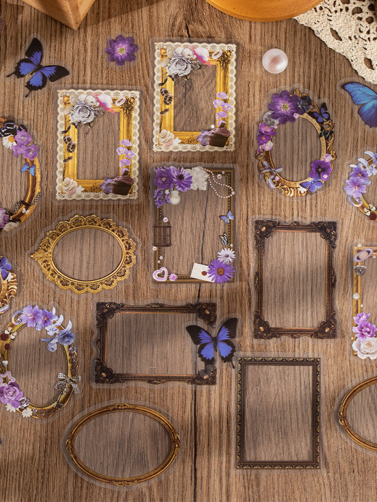 54pcs Boxed Frame Stickers YLFH