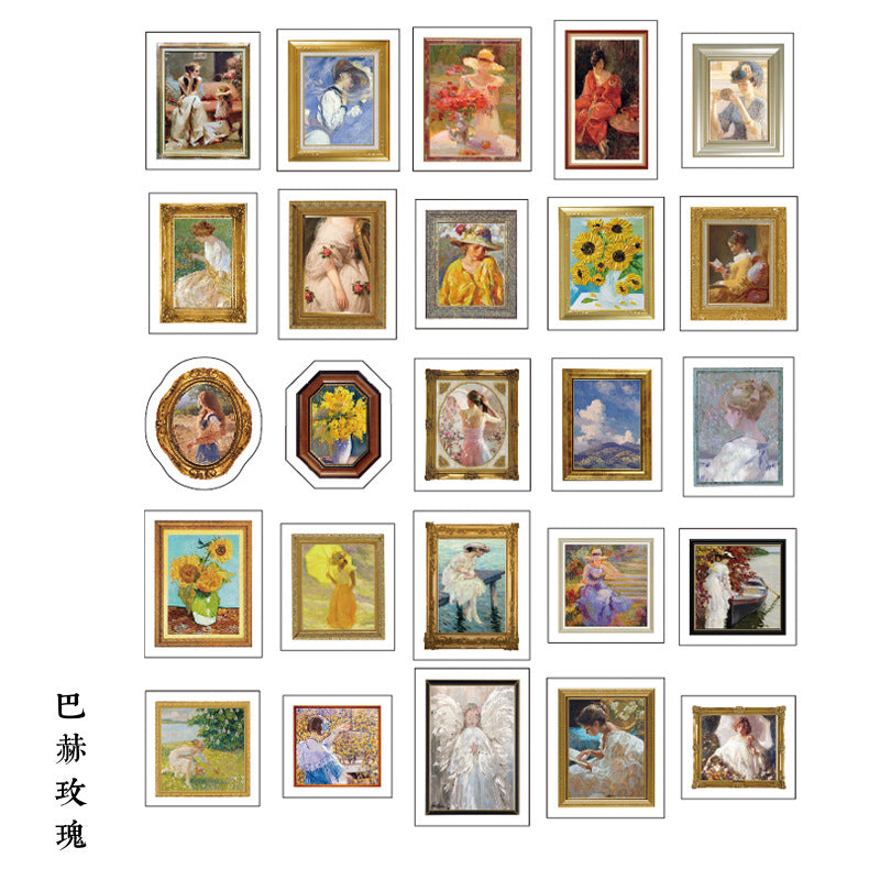 50pcs Scrapbook Stickers CRHL