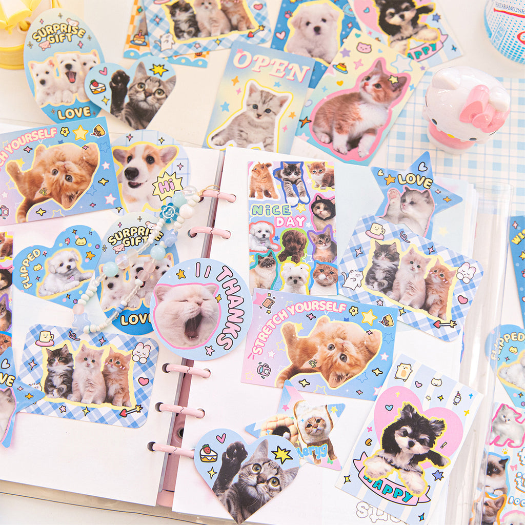 30pcs Animal Pet Stickers ABLY