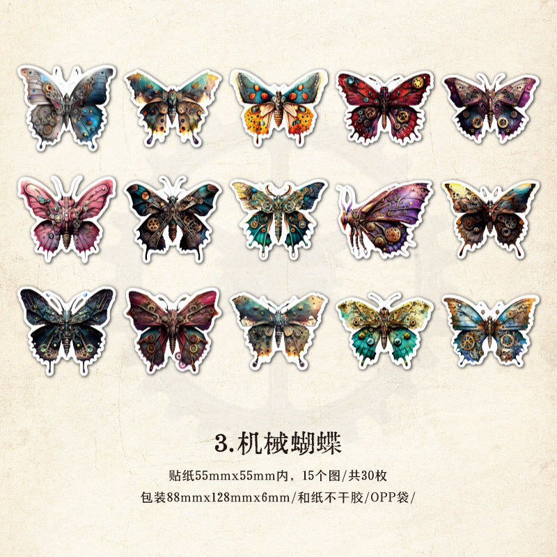 30pcs Animal Washi Stickers JXST