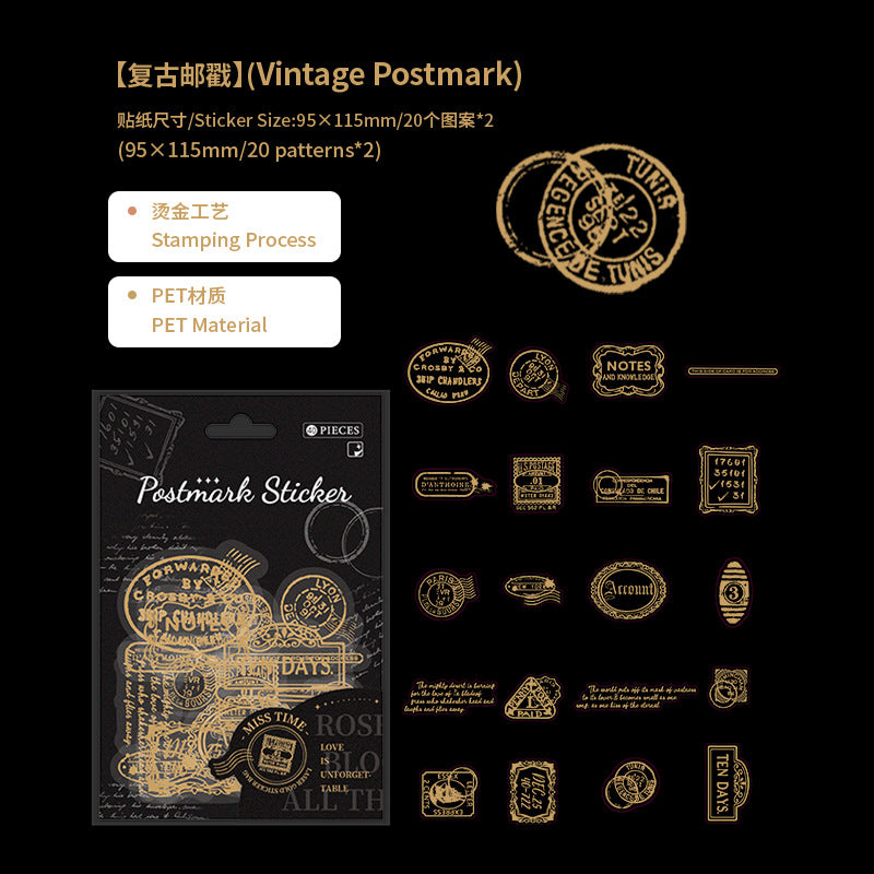 40pcs Constellation Stickers XZWY