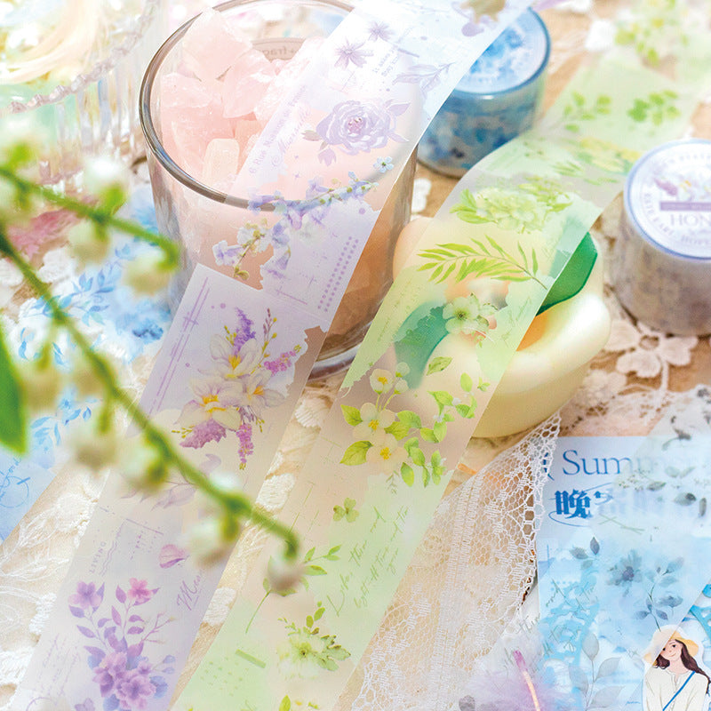 1 Roll Flower PET Tape HJXY