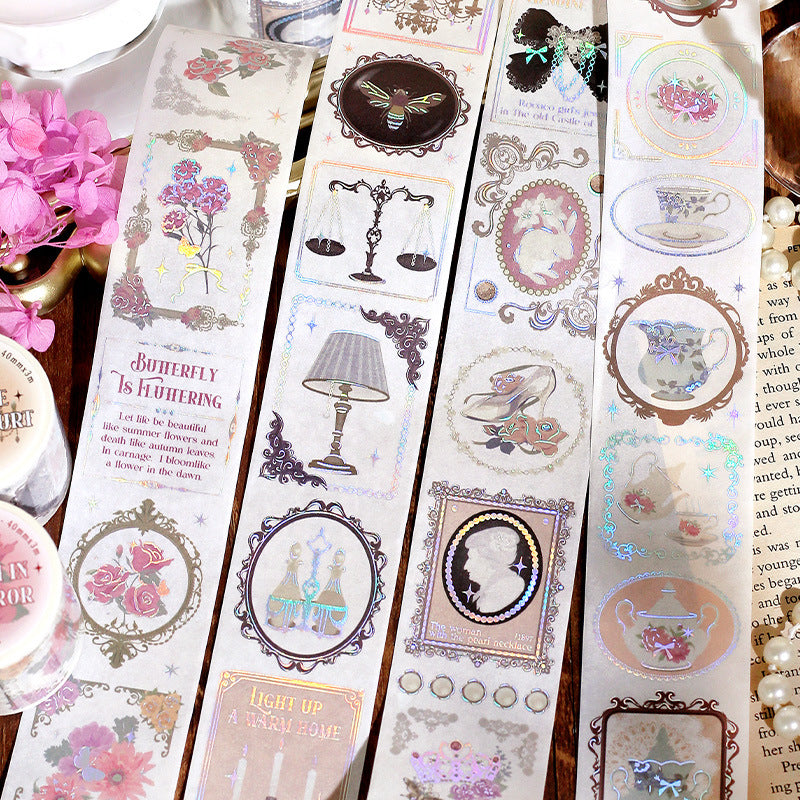 1 Roll Vintage Washi Stickers ASBG