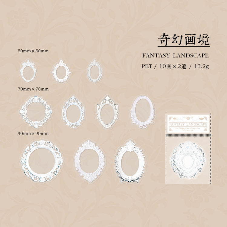 20pcs Frame Stickers XKBWG