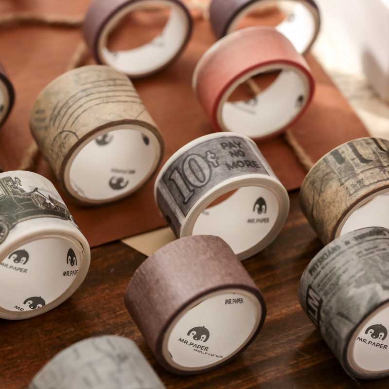 Paguga Vintage Washi Tape Set