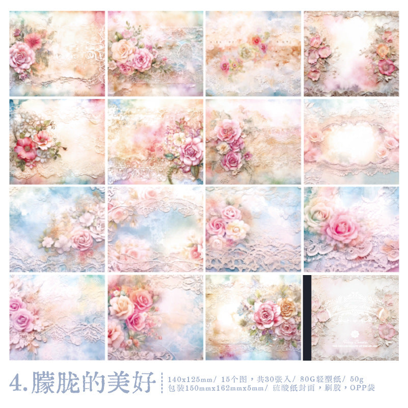 30Pcs Scrapbook Paper MLMJ