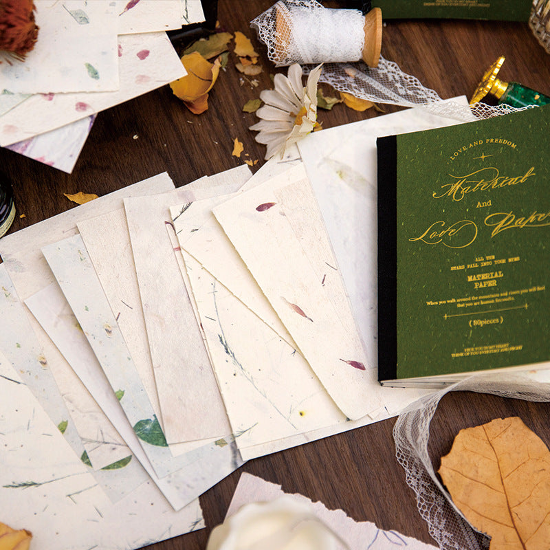 80 Pcs Scrapbook Paper LPSK