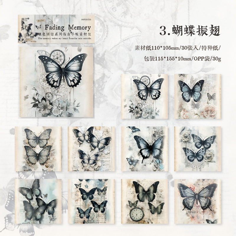30Pcs Scrapbook Paper TSHY