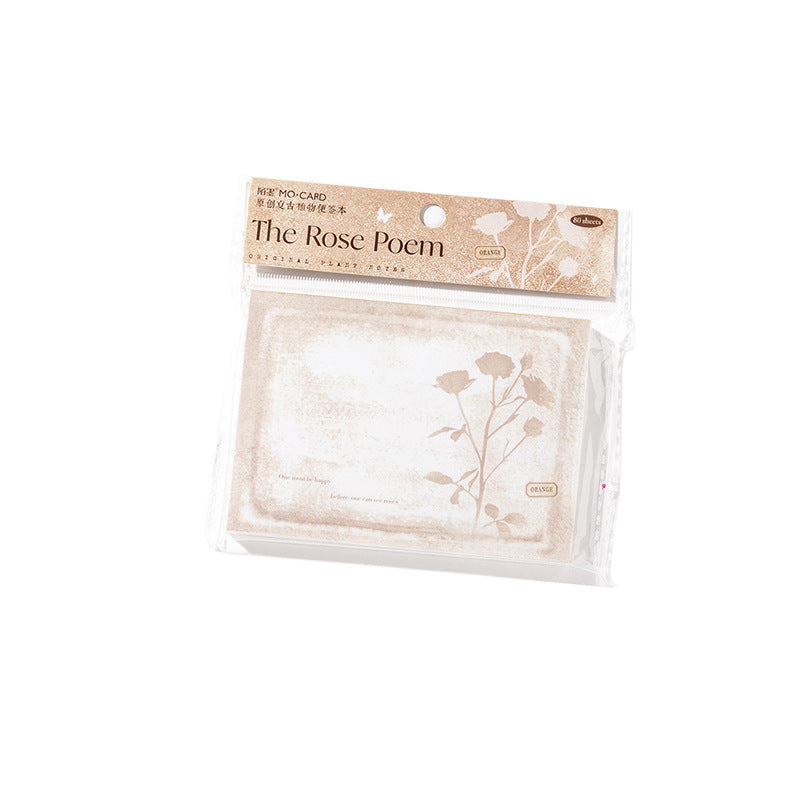 80 Pcs Vintage Creative Notepad AMLG