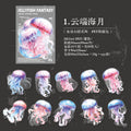 20pcs PET Jellyfish Stickers SMHX