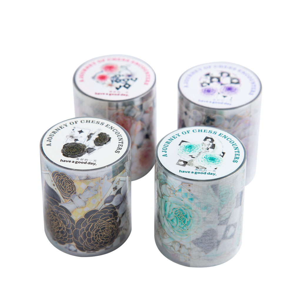 1 Roll Laser Flower PET Tape QYZL