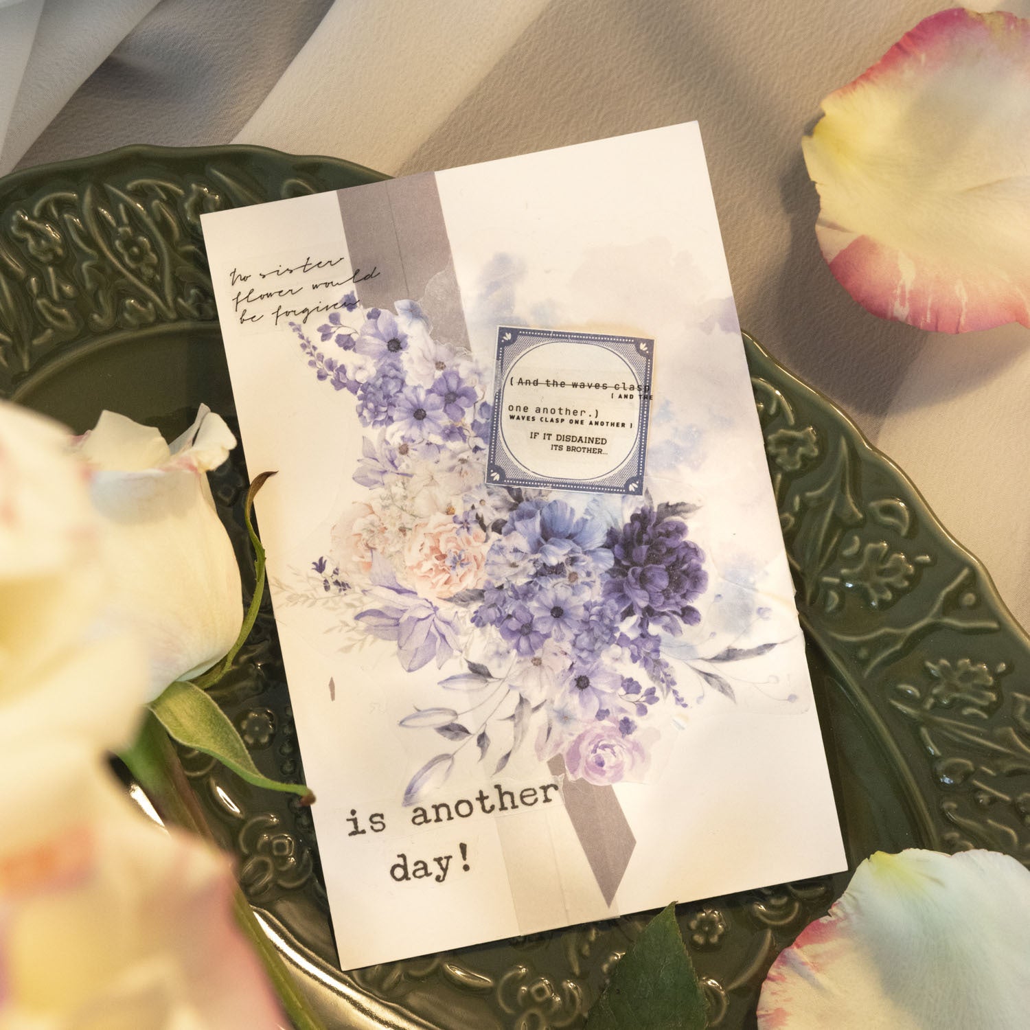 15 Pcs Flower Washi Stickers CSMM