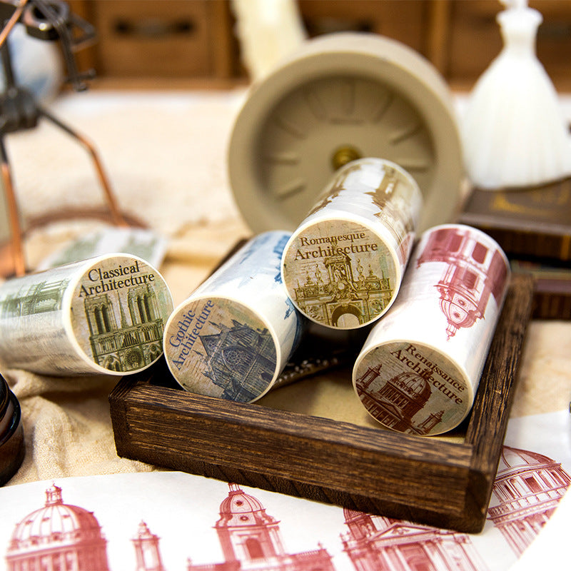 1 Roll Vintage Castle Washi Tape GTJZS