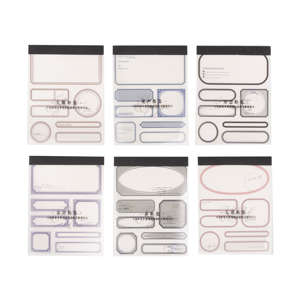 30 Pcs Pre-cut Notepad BKJX