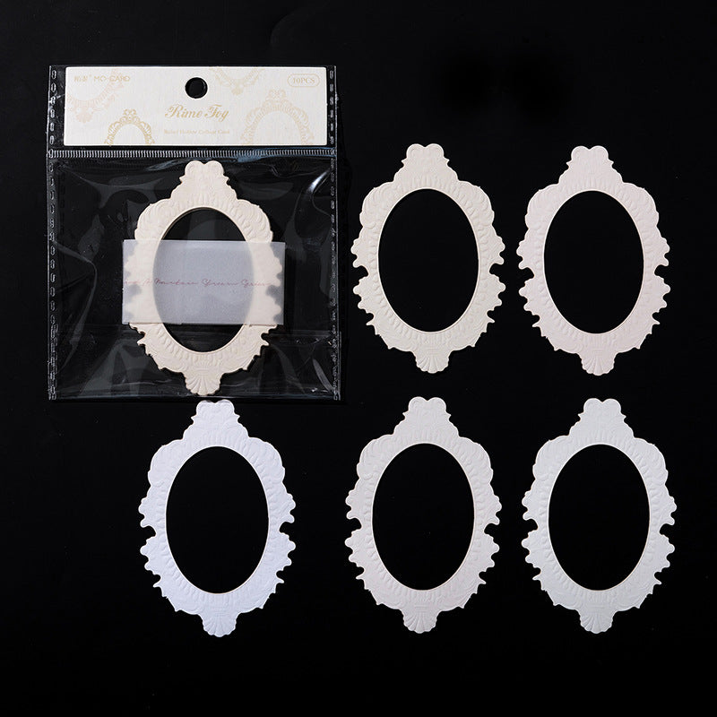 10pcs Vintage Frame Paper XYJX