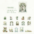 30 Pcs Floral PET Stickers HJTY