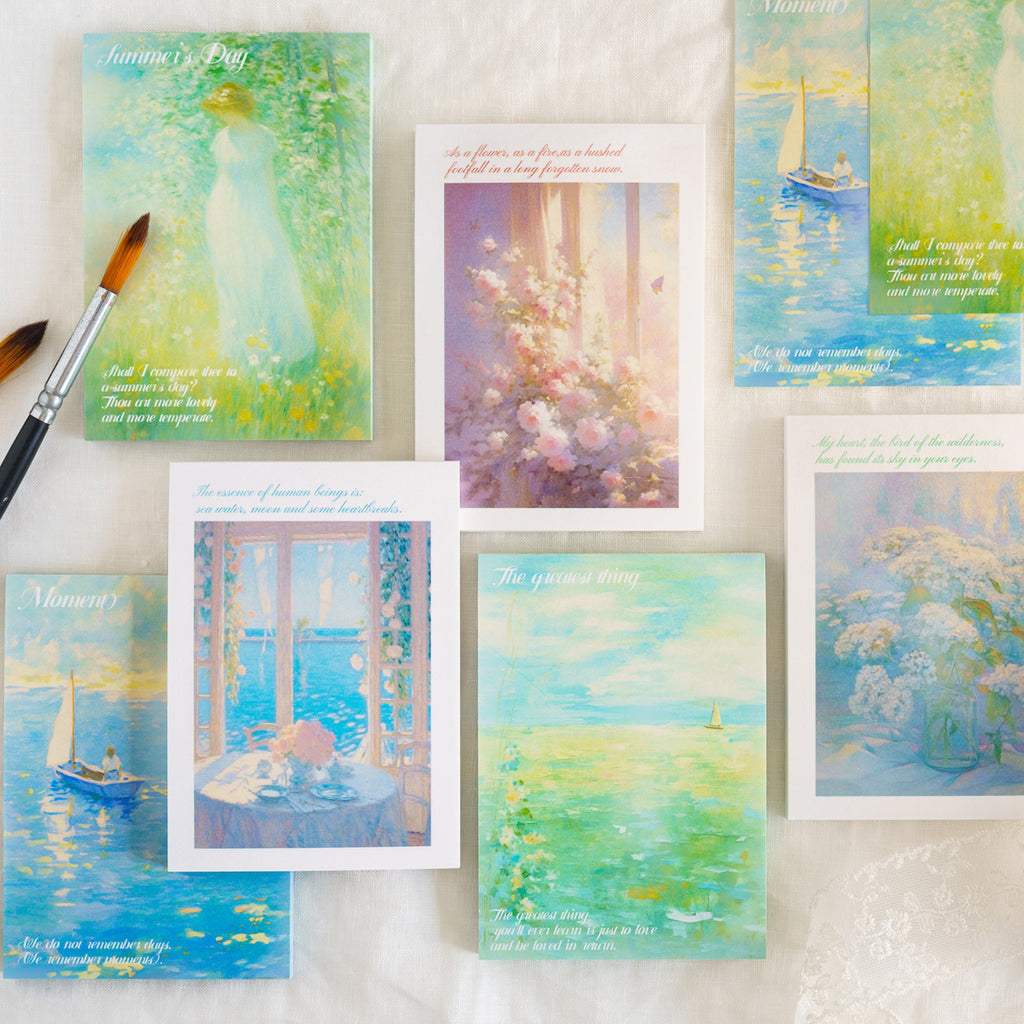 80 sheets Oil Painting Notepad YXHL