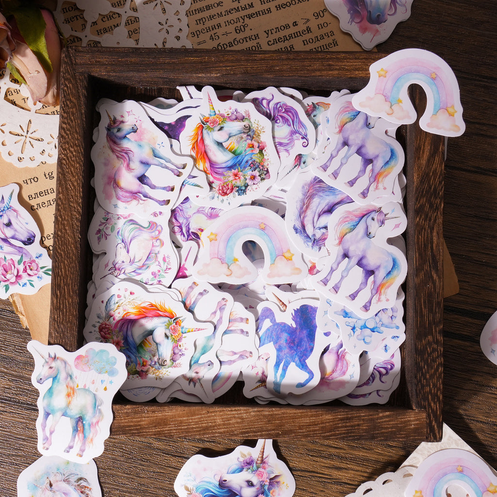 46pcs Unicorn Stickers CHDJS