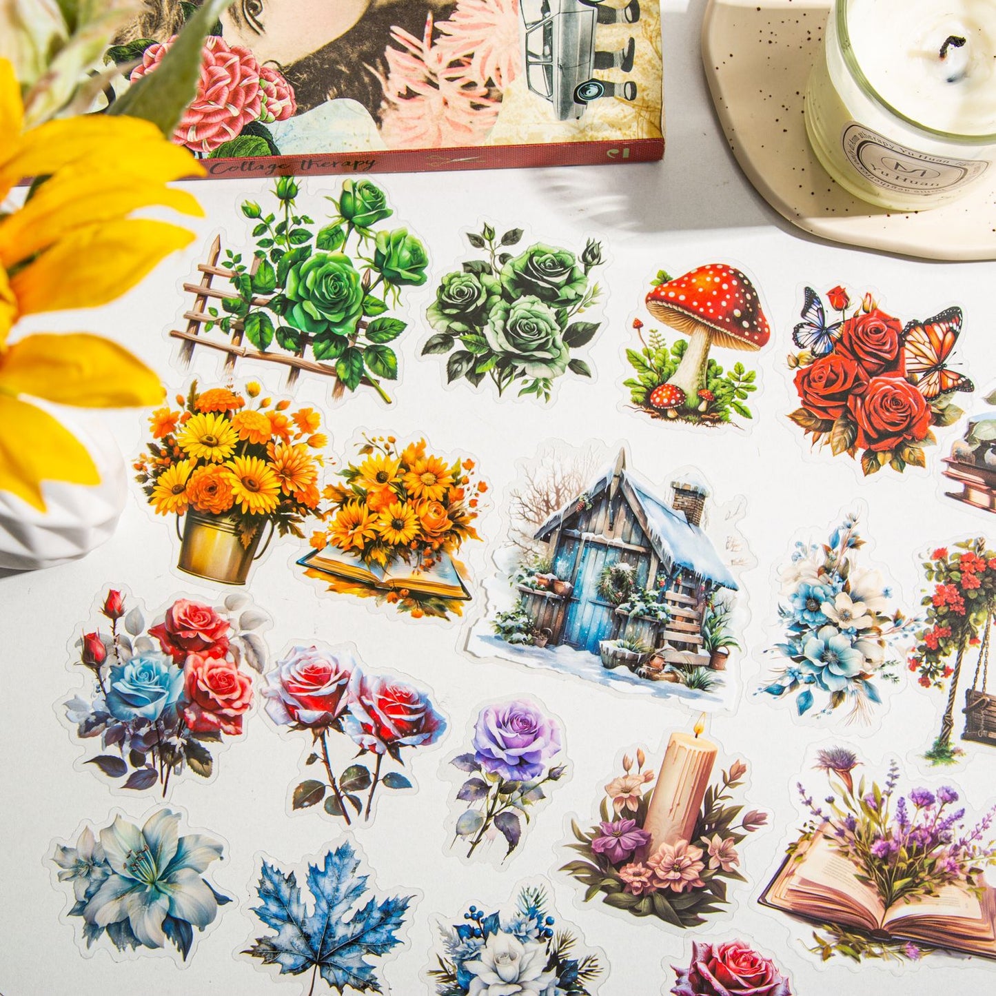 30pcs Garden Stickers CQSJ