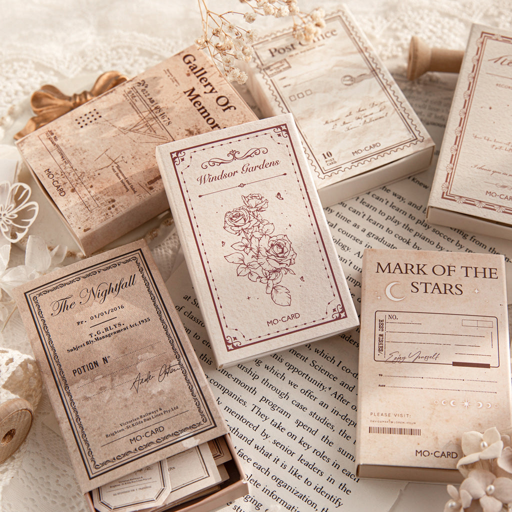 30 Pcs Vintage Scrapbook Notepad WRHX