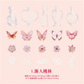 40pcs PET Butterfly Stickers DWHY