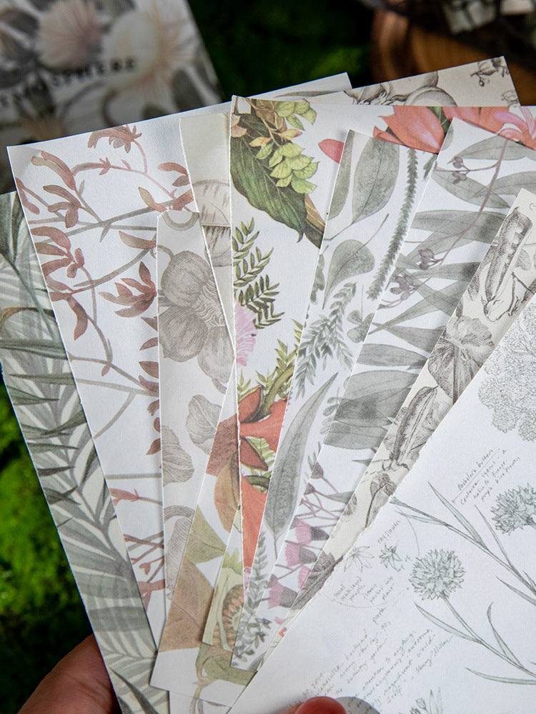 50pcs Vintage Scrapbook Paper WXZY