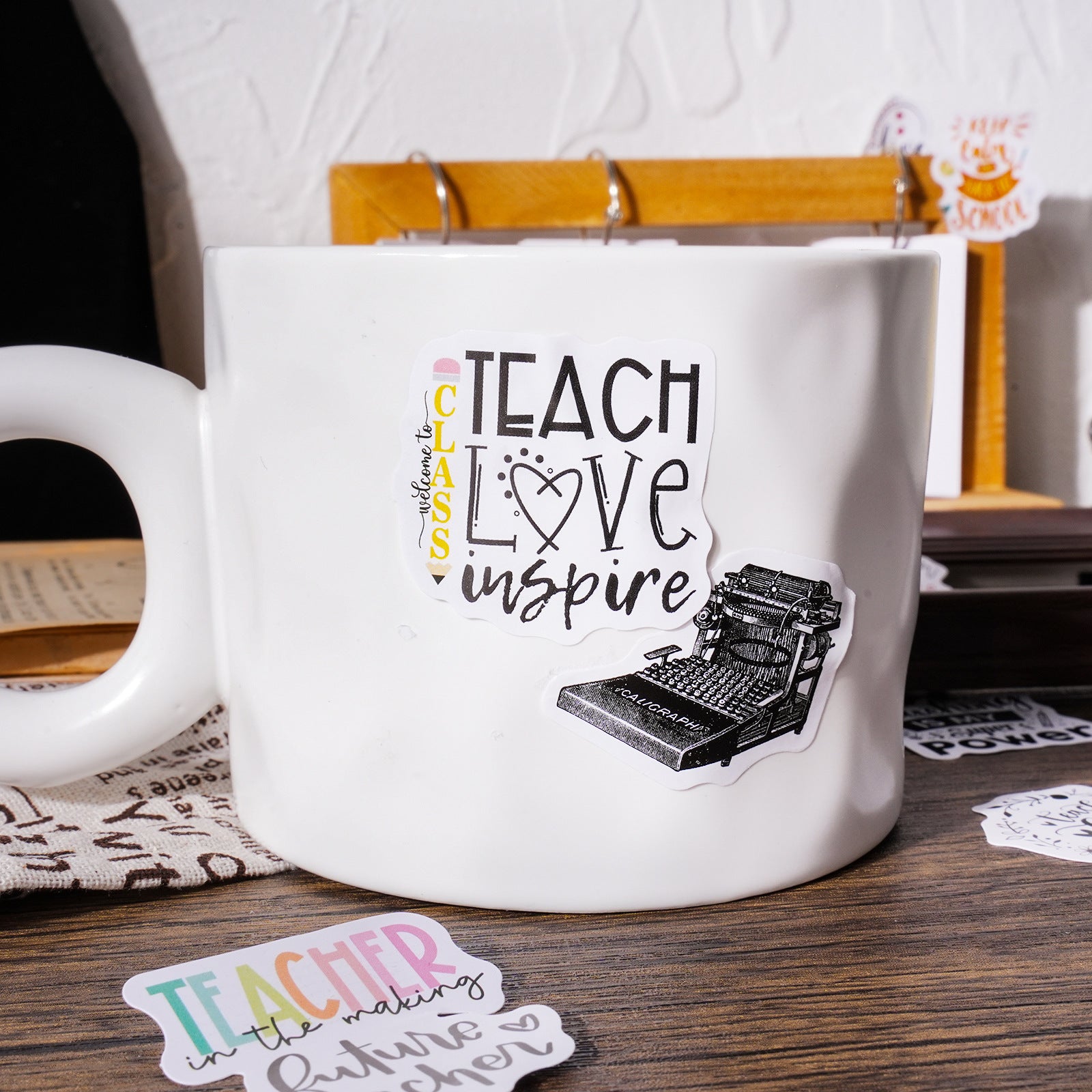 46pcs Teacher Stickers WZTY