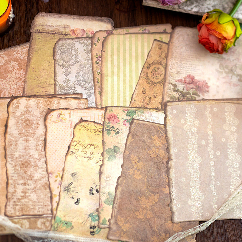 30Pcs Floral Scrapbook Paper SJSP