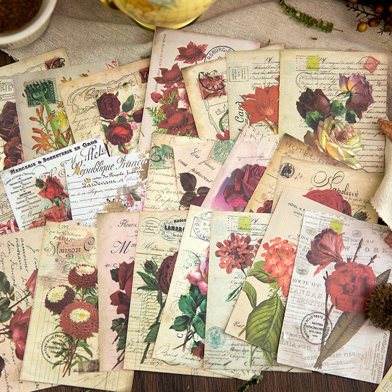 32pcs Nature Scrapbook Paper NMXP