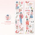 1 Roll Fashion Girl Washi Tape LMSG