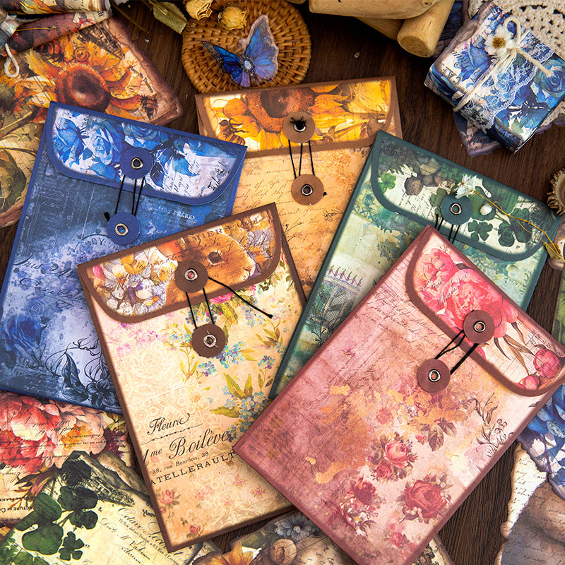 10 sheets Vintage Scrapbook Paper ZNDRJ