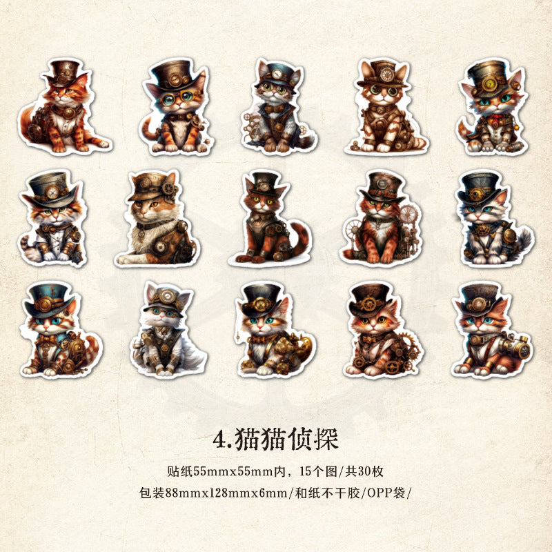 30pcs Animal Washi Stickers JXST