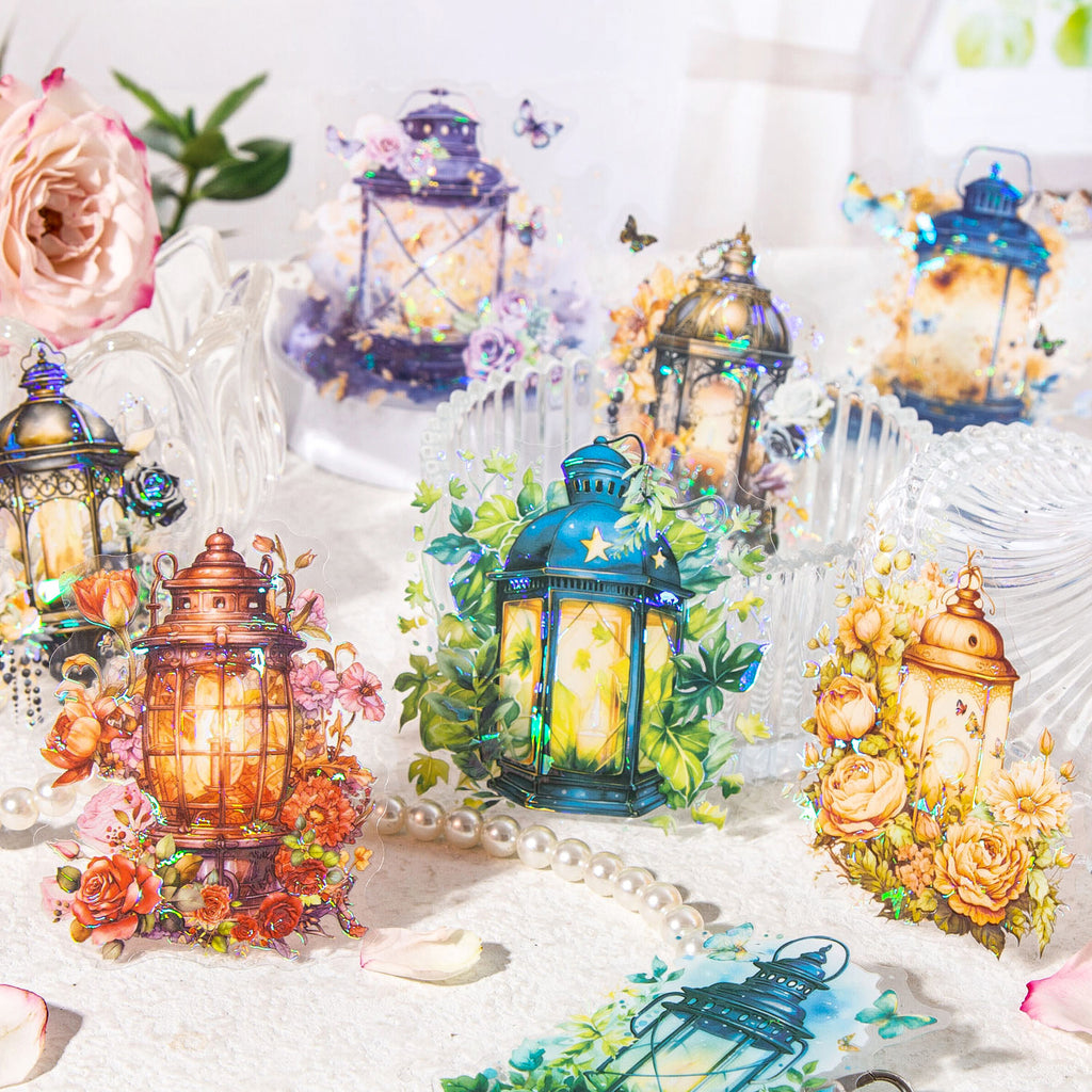 10 Pcs Night Light PET Stickers LLYS