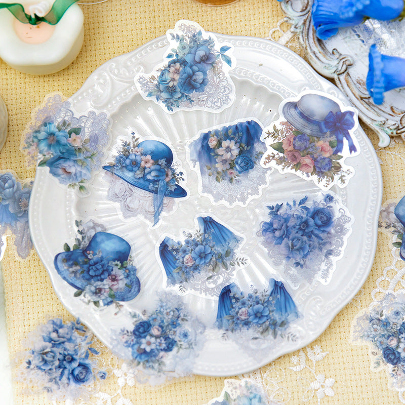 20Pcs Flower PET Stickers HXMMWH