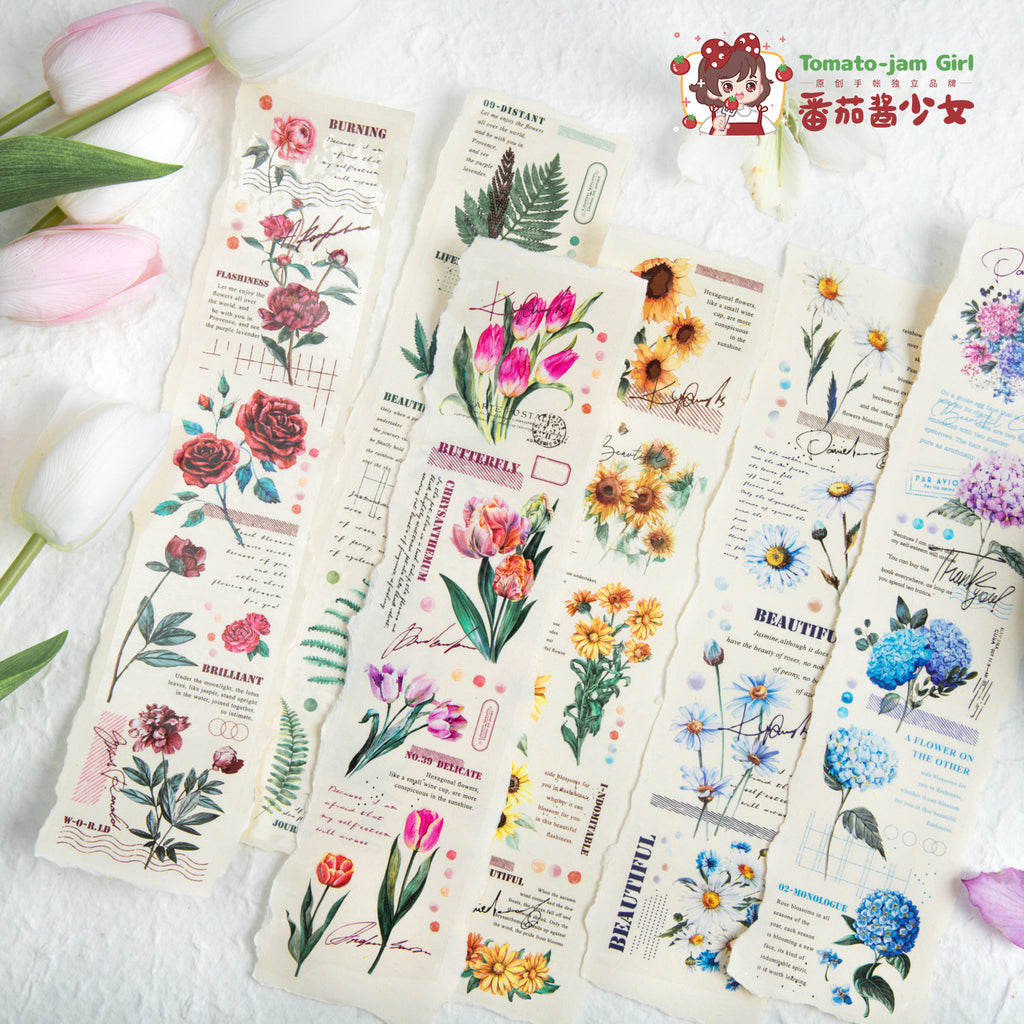 1 Roll Flower PET Tape YHHC