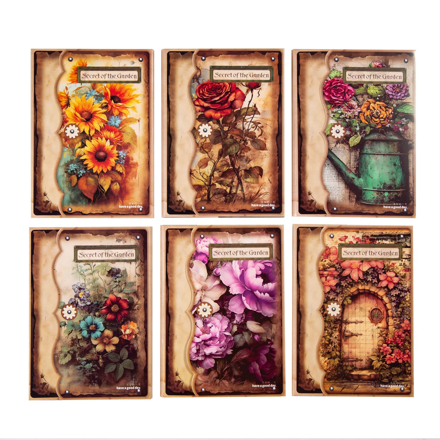 30pcs Garden Scrapbook Paper HYDMM