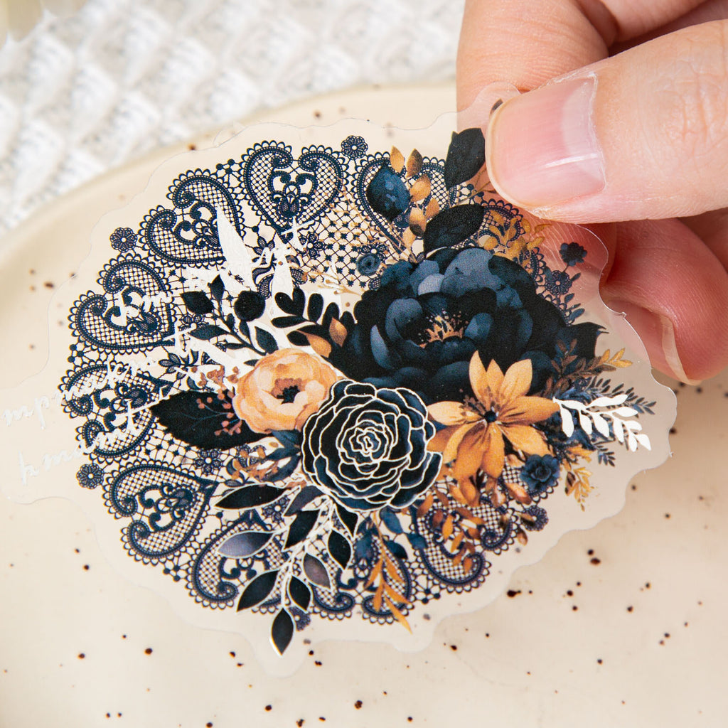 30pcs PET Flower Stickers LSSY