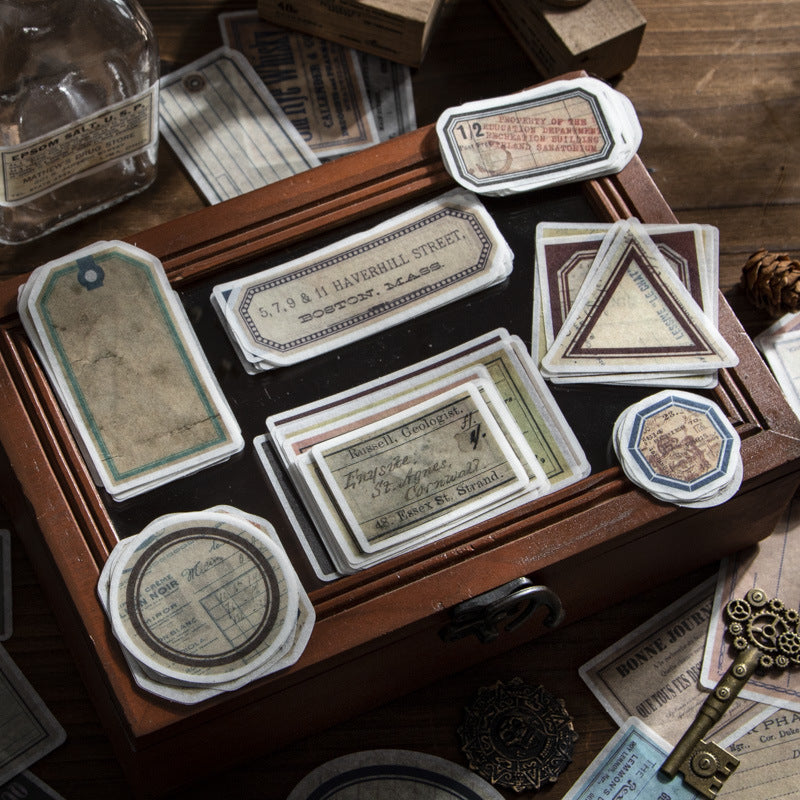 Baibiao Vintage Ticket Washi Stickers TLR01