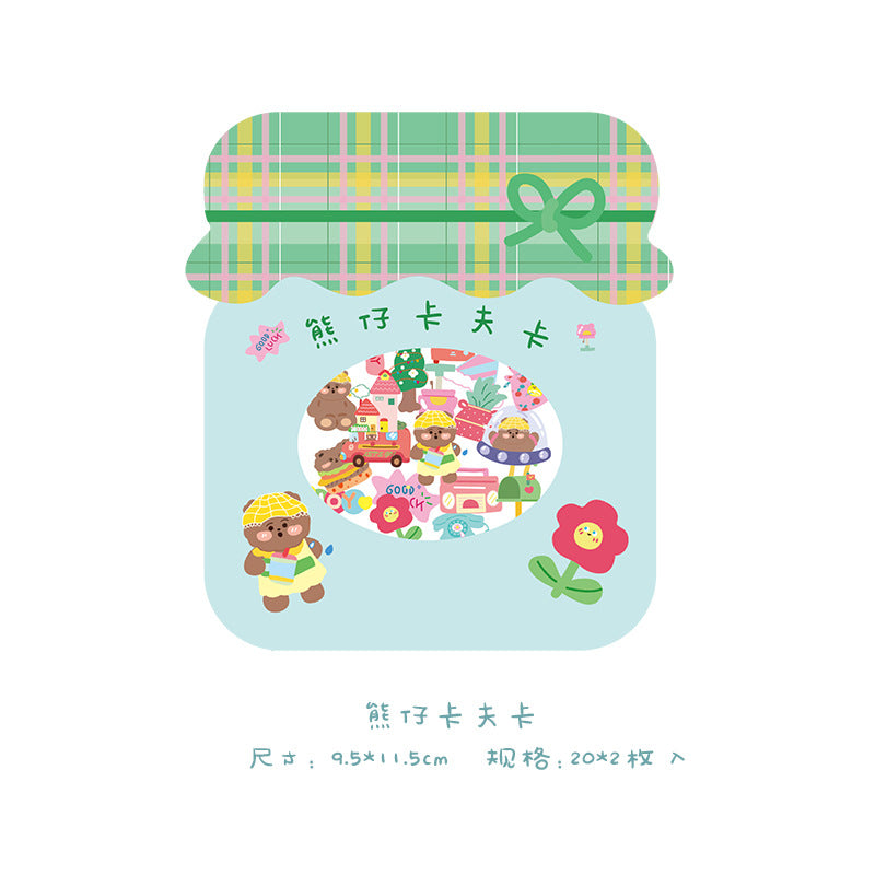 40pcs Cartoon PVC Stickers ZZTP