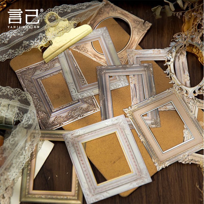 10pcs Vintage Frame Paper ZGYS