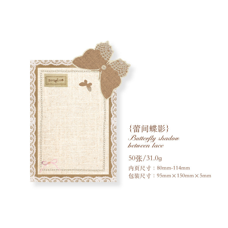 50 Pcs Vintage Butterfly Scrapbook Paper HDYJ