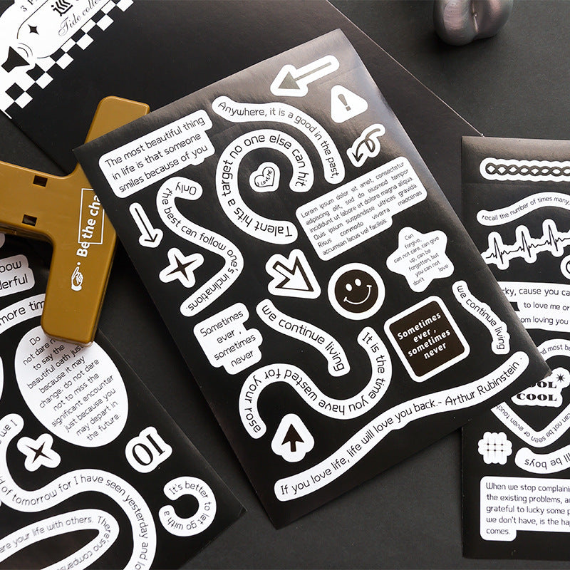 3pcs Words Decor Stickers CXCC