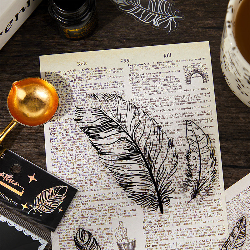 30pcs Lace PET Stickers LMYH